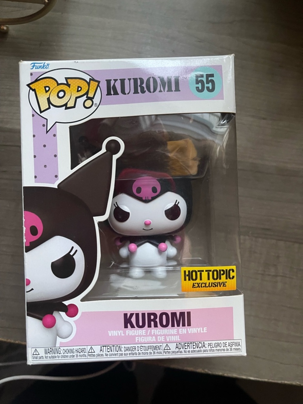 Funko Kuromi Vinyl Figure - Black, Pink & White